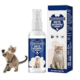 Natürliches Katzenabwehrspray,50ml Anti Kratz Spray Katzen,Kratzschutz Sofa,Fernhaltespray Katze für Innen und Außen,Against Urination&Scratching,Ohne Flecken & Rückstände,Effektiven Katzenabwehr