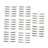 VALICLUD 40 Paare Selbstklebende Eyeliner Aufkleber Wiederverwendbare Doppellid Tape für Mädels Farben für Partys Cosplay Halloween und Fotografie Leicht und Tragbar