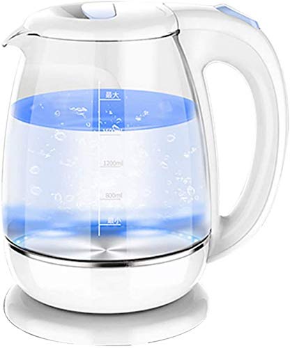 NIVOK Elektrischer Wasserkocher-Farbglaskessel Mit Einer Led