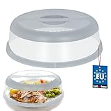 KOTARBAU® Mikrowellen-Abdeckhaube für Teller oder Topf Transparent 24,5 cm Durchmesser