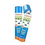 ARDAP Repell Milbenspray 2 x 400ml - Anti Milben Spray - Milbenspray für Matratzen - Milbenspray Hühner - Gegen Milben für Hühner - Milben Stop bei akutem Milbenbefall - Wirkt schnell (PT19)