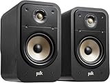 Polk Audio Signature Elite ES20 hochauflösende Regallautsprecher fürs Heimkino, Stereo Lautsprecher, HiFi Lautsprecher, Hi-Res Zertifiziert, kompatibel mit Dolby Atmos und DTS:X (Paar)