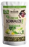 Bosch Freshe Schnauze - Knackig grünes Ackergemüse 1 x 200 g | Topping für Hundefutter | Für Trockenfutter und Nassfutter geeignet | mit frischer Zucchini, Spinat, Brokkoli, Fenchel & Chicorée