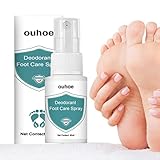 Suphyee Schuhe Deodorants und Fußspray, Befeuchtet und heilt die Füße 60 ml Pflanzenformel-Spray, Geruchsentfernung, Peeling-Pflege, schnelle Desodorierung für Socken, Herren, Schuhe, Erwachsene