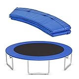 Trampolin-Abdeckung, rund, Sicherheitspolster, Schutzmatte, Ersatz-Sprungrahmen-Zubehör, strapazierfähige Federabdeckung für verbesserten Schutz und Sicherheit