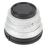 25 Mm F1.7 Manuelles Kameraobjektiv, Objektiv mit Großer Blende und Manuellem Fokus für Spiegellose Kameras mit G1, G3, G5, G6 und G7 M4/3-Mount, Schafft Romantische Atmosphäre,