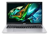 Acer Aspire 3 (A315-58-3870) Laptop, 15,6' FHD Display, Intel Core i3-1115G4, 16 GB RAM, 512 GB SSD, Intel UHD Graphics, Windows 11, QWERTZ Tastatur, Silber