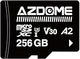 AZDOME 256 GB Micro-SD-Speicherkarte für Dashcam U3, A2