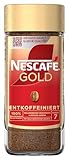 NESCAFÉ GOLD Entkoffeiniert, löslicher Bohnenkaffee, Instant-Kaffee aus erlesenen Kaffeebohnen, vollmundig & aromatisch, koffeinfrei, 1er Pack (1 x 95g)