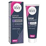 Veet Expert Haarentfernungscreme für Körper & Beine - Enthaarungscreme für alle Hauttypen, inkl. sensibler Haut - 100 ml