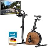 Skandika Heimtrainer Fahrrad Trevek P12-G | Fahrradergometer mit Stromgenerator, Magnetbremse, 16 Widerstandsstufen, verstellbare Pedale, Sattel & Lenker | Hometrainer, Ergometer, Indoor Bike, Fitness
