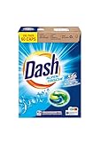 Dash Alpen Frische 3 in 1 Caps XXL-Sparpack I 60 Waschladungen I Waschmittel-Caps für weiße Wäsche I 3 in 1 Formel für Frische, Reinheit und Sauberkeit | 1,49 kg