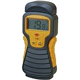 Brennenstuhl Feuchtigkeits-Detector MD (Feuchtigkeitsmessgerät/Feuchtigkeitsmesser für Holz oder Baustoffe, Holzfeuchtemessgerät mit LCD-Display, ohne Batterie)