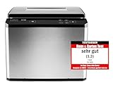 CASO SV900 Sous Vide Garer, perfektes Vakuum garen im Wasserbad für bis zu 5 Portionen, Niedertemperaturgarer 30°C bis 90°C in 0,1°C-Schritten, Silver, Sliber