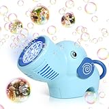 Apritsce Seifenblasenmaschine, Elefanten Automatische Blasenmacher, Seifenblasenpistole für Kinder Outdoor Garten Spielzeug, Bubble Machine für Hochzeit Geburtstag Party