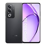 OPPO A80 5G 8+256GB, AI Smartphone Android Ohne Vertrag, Handy, Bildschirm 120Hz 6,67' LCD, Dimensity 6300 5G, 50MP AI Rückfahrkamera, 5100mAh Akku, SUPERVOOC 45W, NFC, Dual SIM, Simlockfrei, Schwarz
