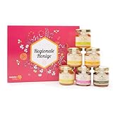 Rüdiger Feldt 'Regionale Honige' Probierset mit 6x50g verschiedenen Honigsorten wie Akazien-, Heide-, Linden-, Raps-, Sonnenblumen- & Tannenhonig