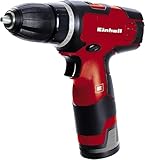 Einhell Akku Bohrschrauber TH-CD 12-2 Li (12V, 1,3Ah, 24Nm, Quick Stop, 2 Gang-Getriebe, 20 Drehmomentstufen, Spindelarretierung, Transportkoffer)