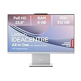 Lenovo IdeaCentre All in One 24ARR9 | 23.8' Full HD Display | AMD Ryzen 3 7335U | 8GB RAM | 512GB SSD | AMD Radeon Grafik | Win11 Home | QWERTZ | grau | inkl. Tastatur & Maus | 3 Monate Premium Care