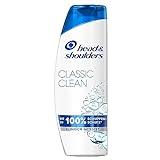 Head & Shoulders Classic Clean Anti-Schuppen-Shampoo, Bis Zu 100% Schuppenschutz Für Haare Und Kopfhaut, Klinisch Bestätigt, Dermatologisch Getestet, 300ml