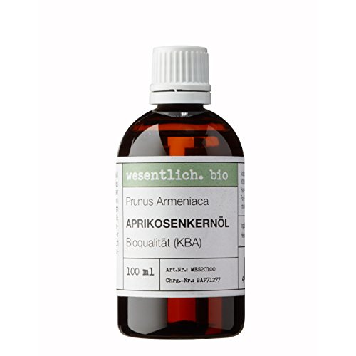 Aprikosenkernöl BIO kaltgepresst 100ml (Prunus Armeniaca) - 100% naturrein von wesentlich.