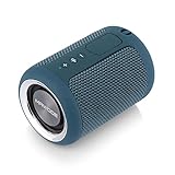 MAWODE T10 Bluetooth Lautsprecher, wasserdicht, 8 Std. Wiedergabezeit, tragbar, klein, leicht, Mini, kabellos, Dusche Lautsprecher, Aux und TF-Kartenunterstützung (Blau)