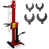 Bituxx 3T KFZ Werkzeug Hydraulischer Federspanner Federbeinspanner Federbein Spanner Rot