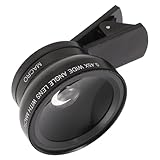 Operitacx 1Stück Tragbarer Weitwinkel Makro Objektivclip für Smartphones Ultra Weitwinkel und Makro Funktion für Detailaufnahmen und Landschaftsfotografie