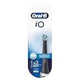 Oral-B iO Ultimative Reinigung Aufsteckbürsten für elektrische Zahnbürste, 2 Stück, ultimative Zahnreinigung mit iO Technologie, Zahnbürstenaufsatz für Oral-B Zahnbürsten, schwarz