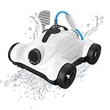 WYBOT Poolroboter mit 150 W, 3 Timing-Funktionen (1/2/3 Std), automatischer Poolreiniger mit starker Saugleistung von 18 m³/h, Staubsauger für Pools bis 60 m²
