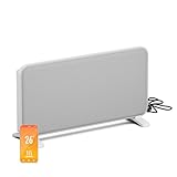 Blumfeldt Infrarotheizung 2000 W – Wandmontage & Standgerät, Graphen-Heizelement, App & Touch-Steuerung, Thermostat, IP24, Überhitzungs- & Umkippschutz, für Räume bis 20 m², Weiß