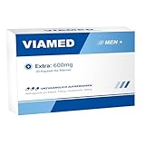 VIAMED - 600 Milligramm für Männer - Sofort & Standfest - 20 Kapseln hochdosiert im Blister - Extra stark mit Tribulus Terrestris