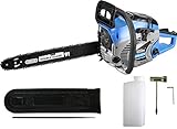 Güde 95015 Benzin Kettensäge KS 450-53 V (2,0 kW / 2,7 PS, OREGON Qualitätsschwert und -kette, Schnittlänge 430 mm, Easy Start, Primer Pumpe, Choke, inkl. Zubehör)