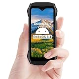 Blackview N6000 Mini Outdoor Handy Ohne Vertrag, 16GB+256GB Helio G99 Outdoor Smartphone Android 13, 4.3' QHD+ Display 48MP+16MP Kamera Baustellenhandy, 3880mAh Akku Handy/NFC/Face ID/GPS/IP69K