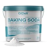 GiDeli Natron Pulver 10 kg Baking soda Backpulver E500ii Natriumbicarbonat im eimer hochreine Lebensmittelqualität (10kg)
