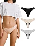 SHARICCA Perioden Unterwäsche Thongs Unterhosen Absorbierend Menstruation Sporty Unterwäsche für die Mädchen Periode 3er Pack (Mehrfarbig-05, S)