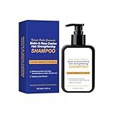 Rose Shampoo mit Biotin,Rose Shampoo Bio 150 ml,Entfernt Schmutz Und öL HäLt Die Kopfhaut Frisch Versorgt Sie Mit Feuchtigkeit Und Reinigt Sie GrüNdlich,Normales Haar (1PC)