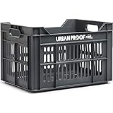 Urban Proof fahrradkiste 30 Liter Polypropylen Aschgrau
