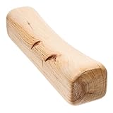 ERINGOGO Zedern in Halskissen klein Ergonomisch Dampfbad-Kissen nackenstützkissen Nackenkissen zum aufrechten Schlafen zervikalkissen aus Holz Halsstützkissen hölzern Khaki