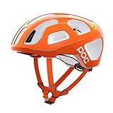 POC Octal MIPS Fahrradhelm - Der prämierte Octal Helm bietet revolutionären Schutz für Straßenfahrer mit MIPS-Rotationsschutz, Fluorescent Orange AVIP