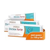 Diclox forte Schmerzgel im Sparset 2 x 150 g von ratiopharm: Lindert akute Rücken- und Gelenkschmerzen effektiv mit Diclofenac in der doppelten* Wirkstoffkonzentration