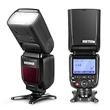 NEEWER NW700-C Blitz GN60 TTL Flash Speedlite Kompatibel mit Canon DSLR Kameras, 1/8000s High Speed Sync Blitzlicht, 1/1-1/256 Ausgang TCM Funktion 230 volle Blitzleistung 0,1-2,7s schnelles Recycling