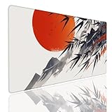 Schreibtischunterlage Gaming Mauspad Fly (4) Mousepad Groß XXL 1400x800x4mm WassXerdicht Anti-Rutsch Mouse Pad, Vernähte Kanten Desk Mouse Mat, Mauspads Verbessert Präzision und Geschwindigkeit