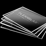 AtHaus Acrylglas PLEXIGLAS ® 2-10 mm Zuschnitt Scheibe Transparent Glasklar Materialstärke und Größe Wählbar Premium (2 mm, 300 x 200 mm)