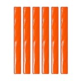 Elektro Fahrrad Zubehör Sicherer unterer Gürtel Fahrradträger Clip Bein 6 Stück Band Hosengurt Fahrradzubehör Bike Ausrüstung (Orange, One Size)