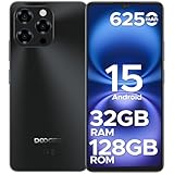 DOOGEE Note 58 Android 15 Smartphone Ohne Vertrag, 6250mAh, 32GB+128GB/2TB TF Handy, 6.75' HD+ IPS T7250 Octa Core Handy Günstig, 16MP+8MP, Dual SIM 4G Simlockfreie Handys, OTG, GPS, Face ID