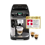 De'Longhi Magnifica Evo Next ECAM312.80.TB, Kaffeevollautomat mit 13 Getränken (Cappuccino, Espresso, Latte Macchiato), 2,4'' TFT Farbdisplay, LatteCrema Milchsystem, 2-Tassen-Funktion, Titan