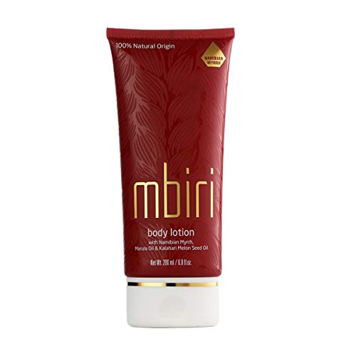 Mbiri Marula Bodylotion, 100% Naturkosmetik Körperlotion mit Marula Öl, Sheabutter und Myrrhe, vegan (1x200 ml)