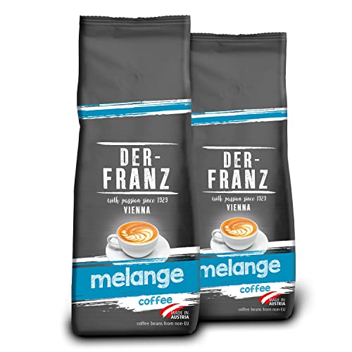 Der-Franz Melange-Kaffee UTZ, gemahlen, 2 x 500 g