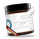 MAISON NATURELLE® | Kolloidales Silber Creme (100 g) - VERGLEICHSSIEGER 2020 - Natürliche Silbercreme mit 1000 ppm - Kollodiales, natürlches Silber